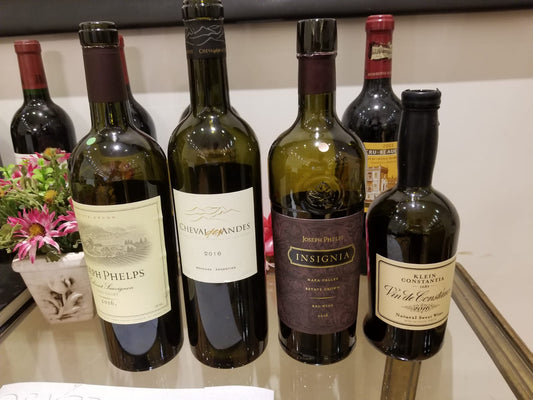 Argentina, Sourth Africa and USA Wine Tasting